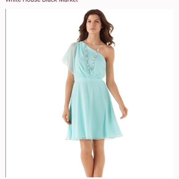 White Flowy One Shoulder Dress